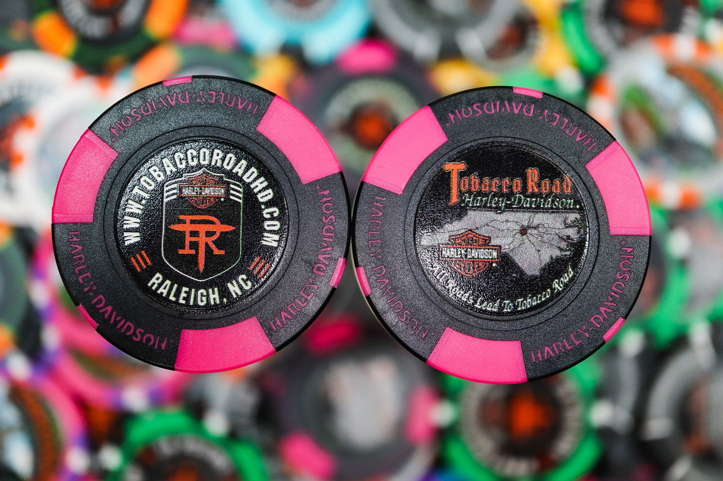 Tobacco Road H-D Poker Chips