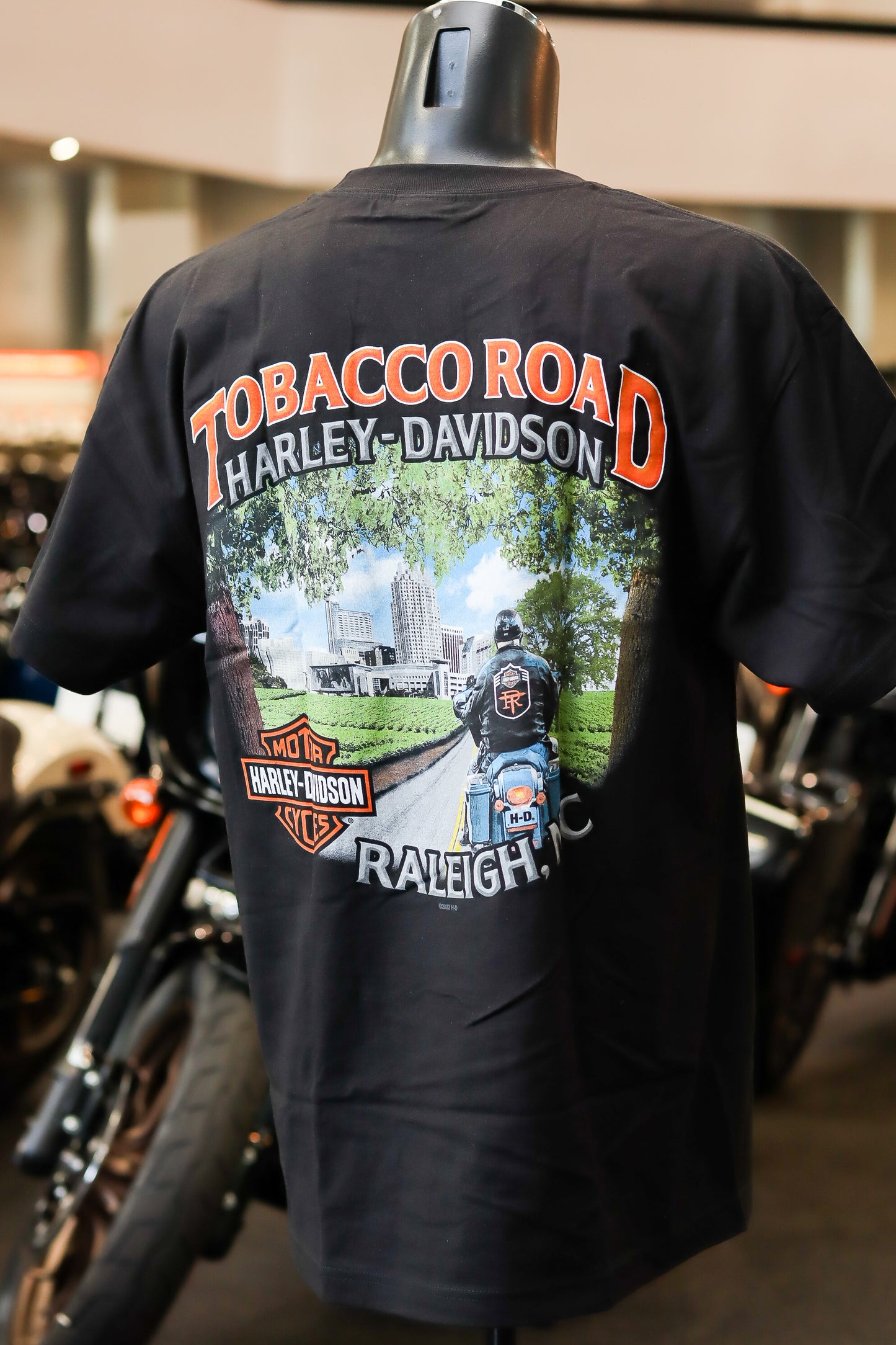 Road to Raleigh Black T-Shirt