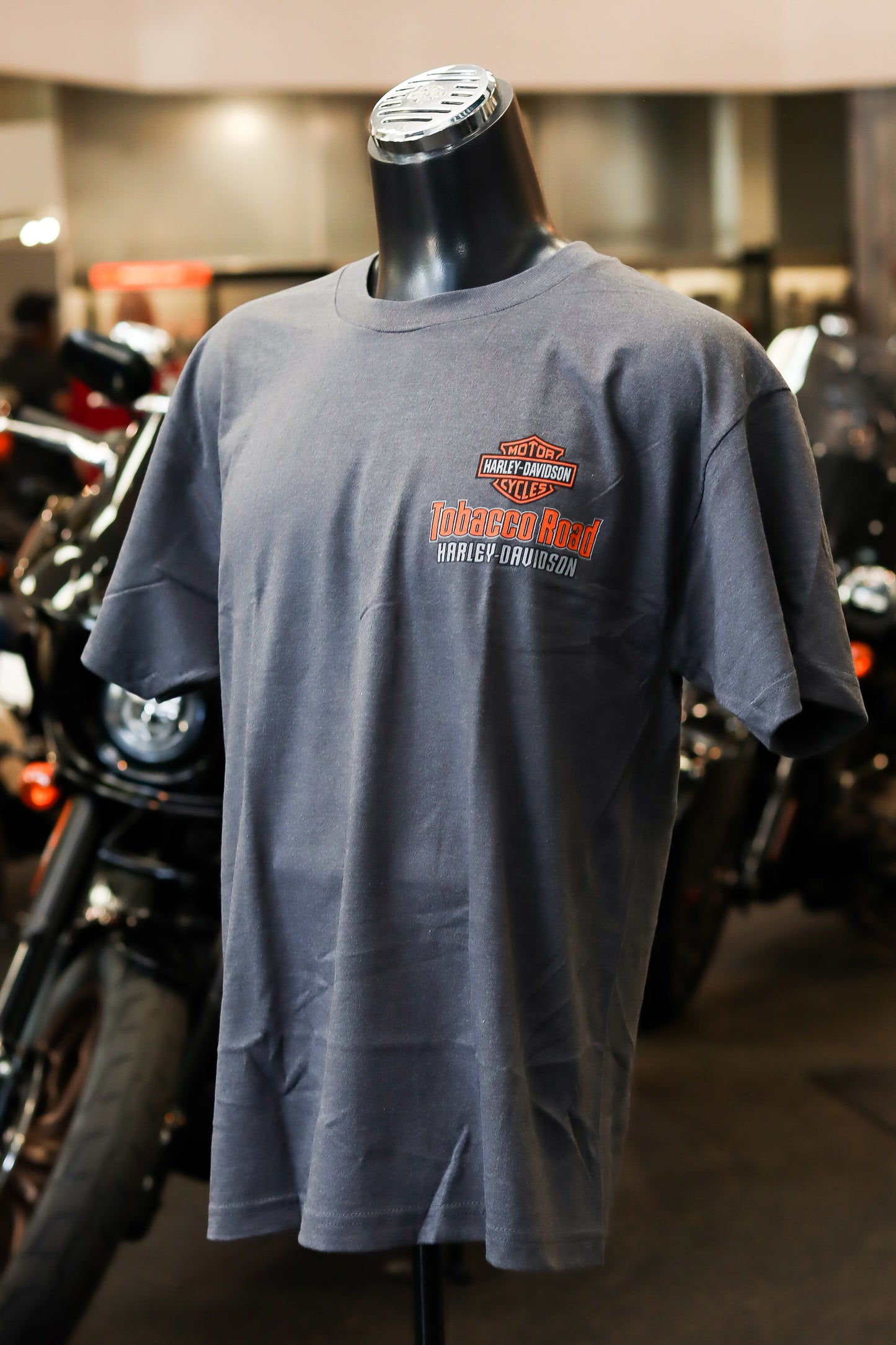 Smokey Skull Grey T-Shirt