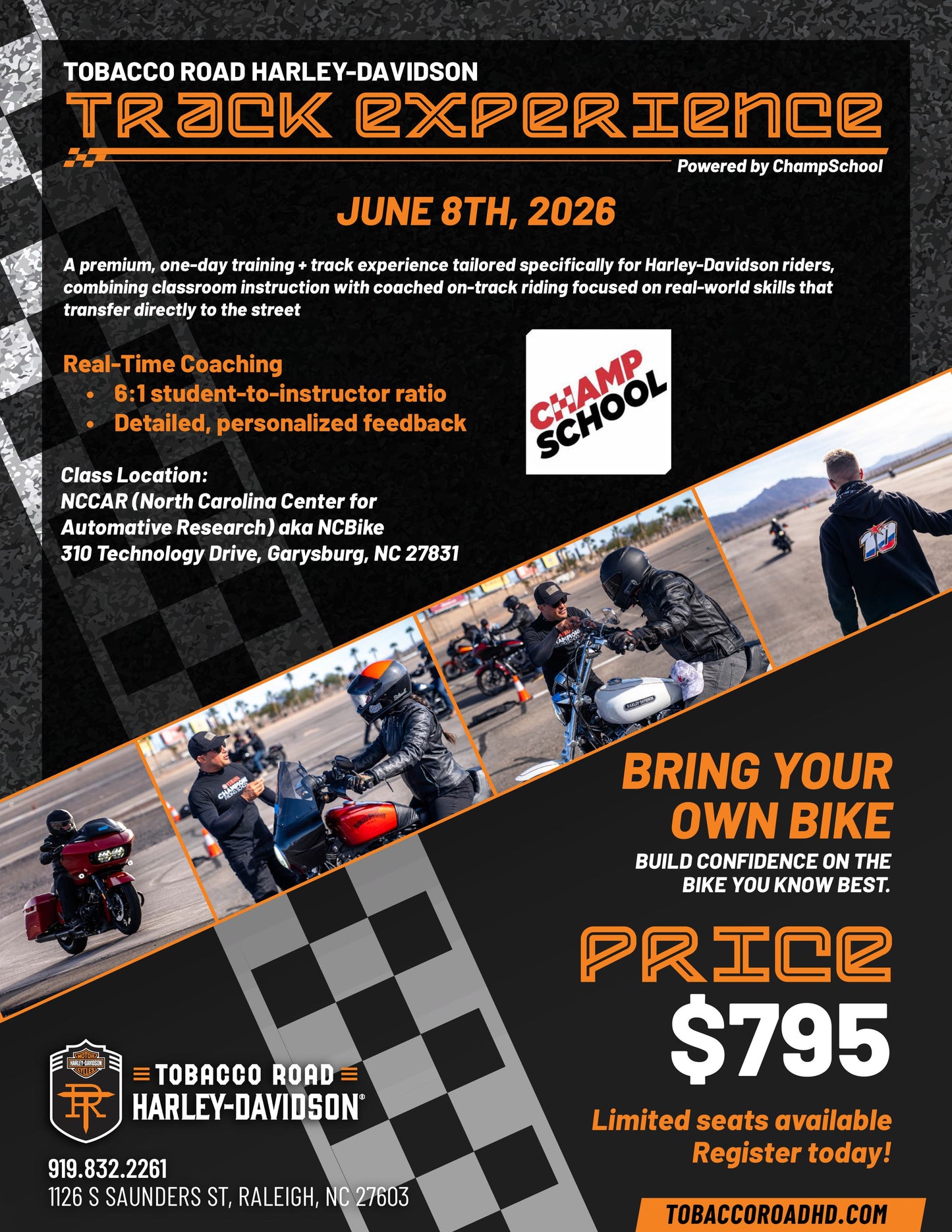 TRHD Track Experience