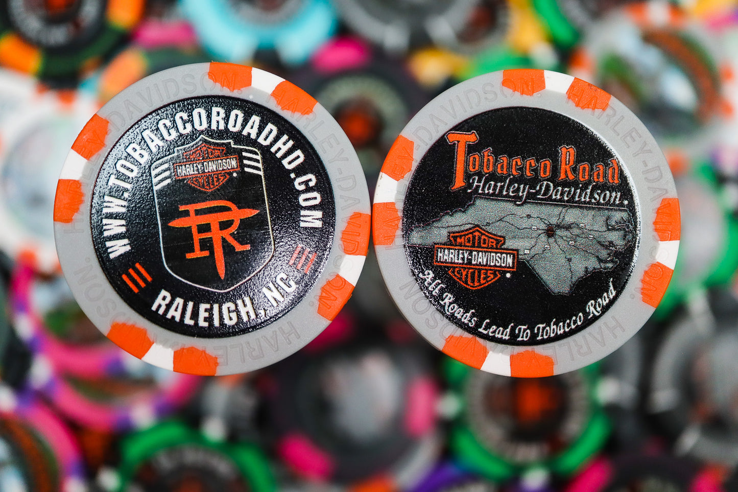 Tobacco Road H-D Poker Chips