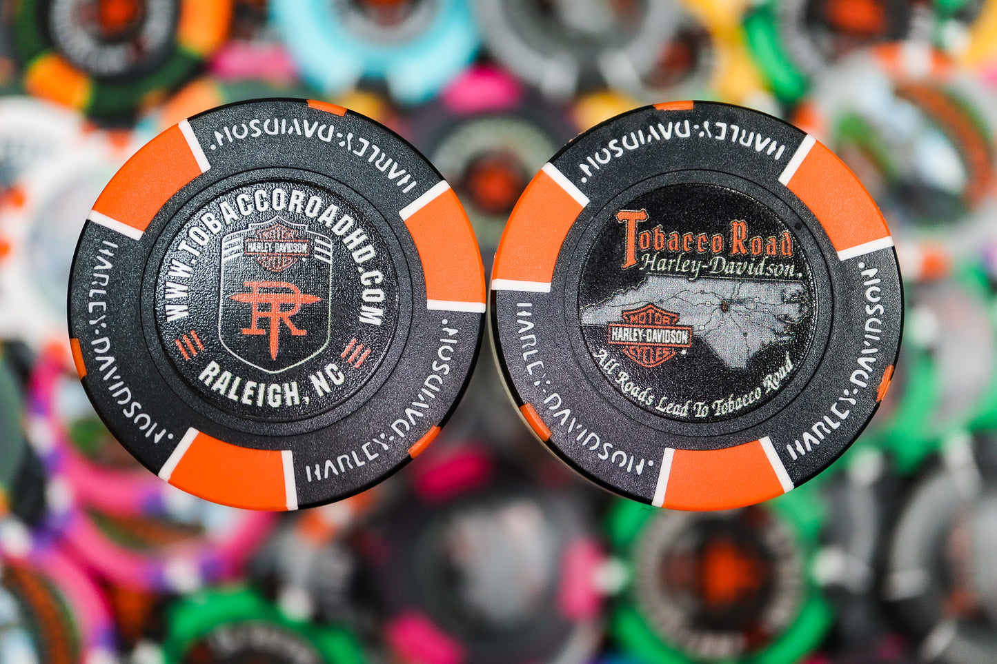 Tobacco Road H-D Poker Chips