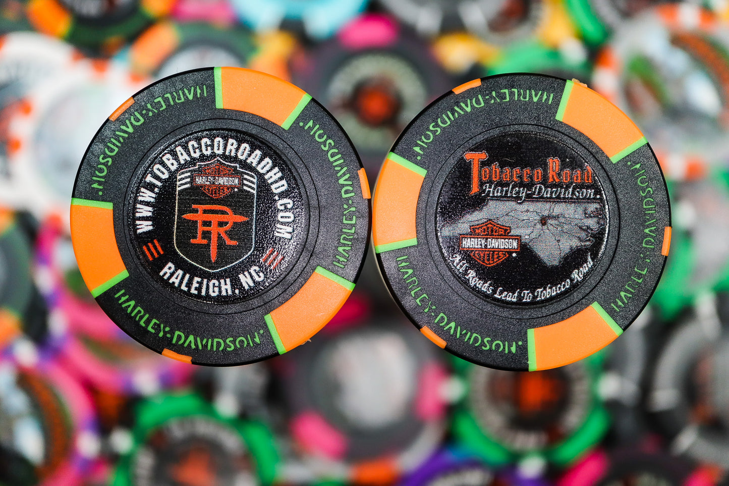 Tobacco Road H-D Poker Chips