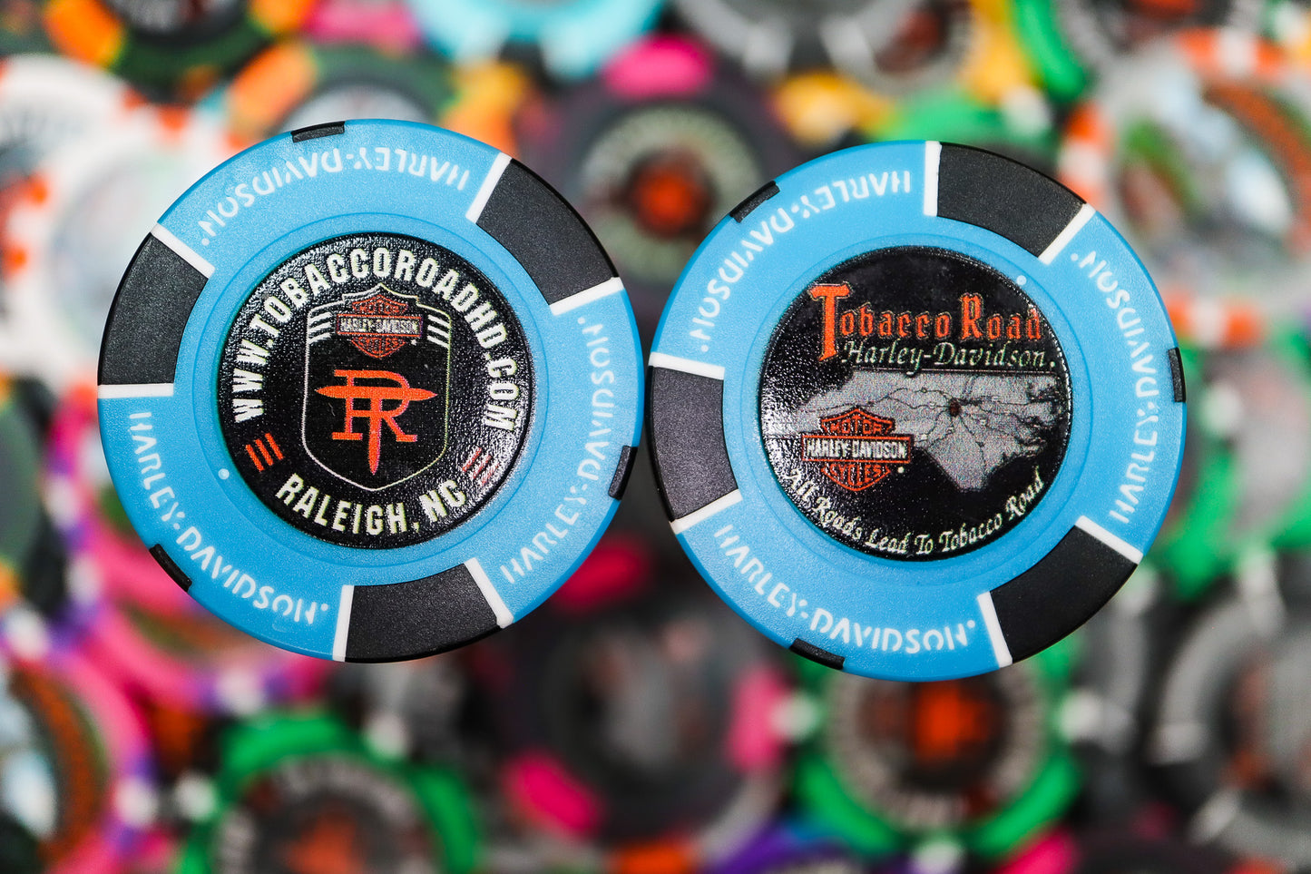 Tobacco Road H-D Poker Chips