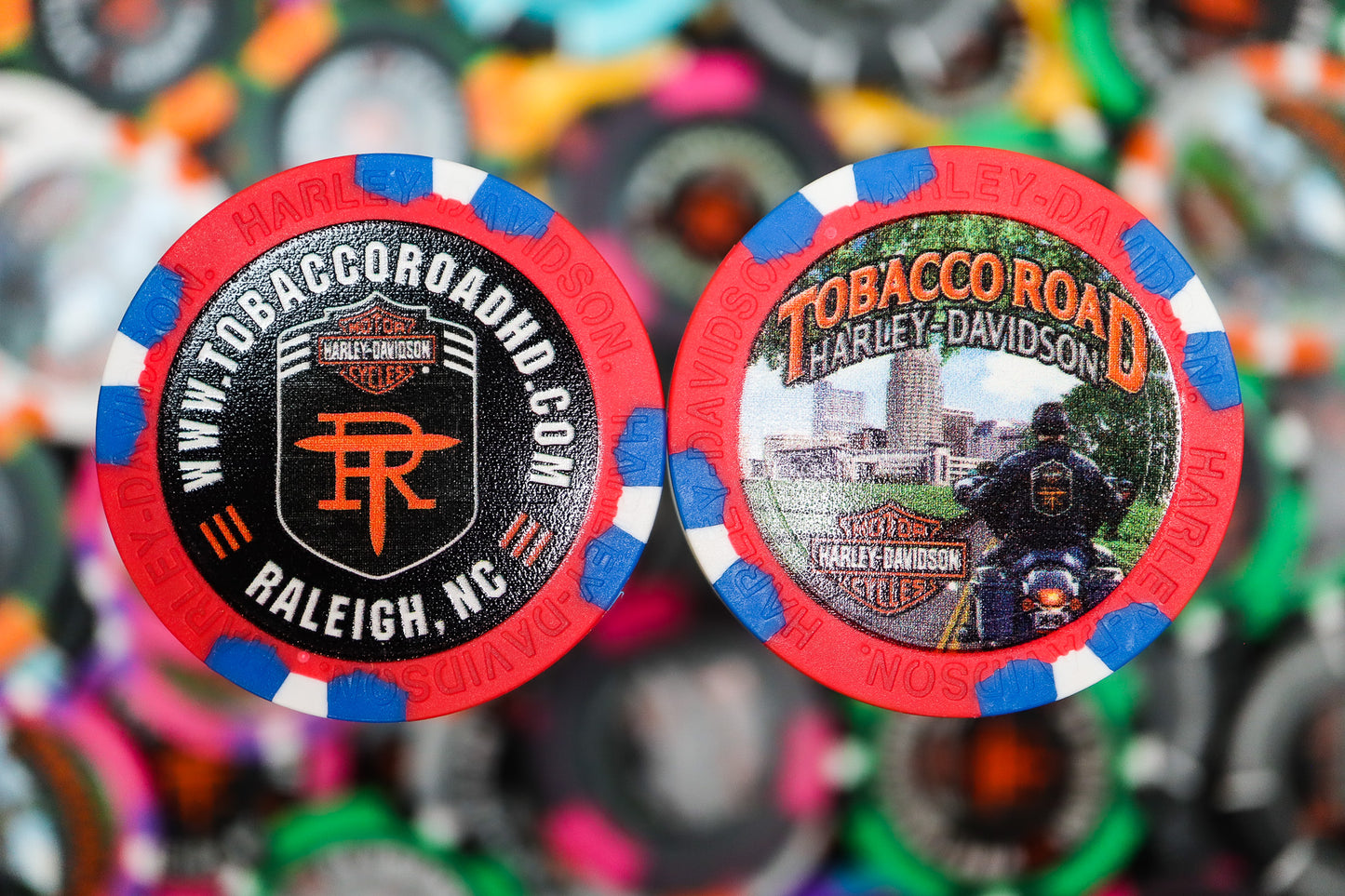 Tobacco Road H-D Poker Chips